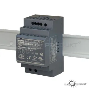 MEAN-WELL LED napájací zdroj HDR 54W, 12V na DIN lištu MW
