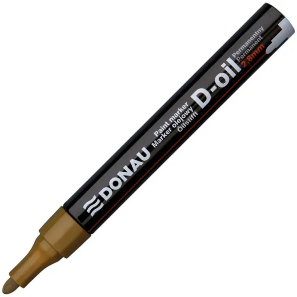 DONAU Popisovač lakový 2,8mm D-OIL zlatý