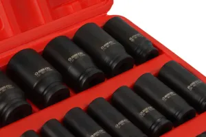 MARPOL MAR-POL® sada rázových hlavíc 1/2" (20 ks) 10–38 mm, 78 mm