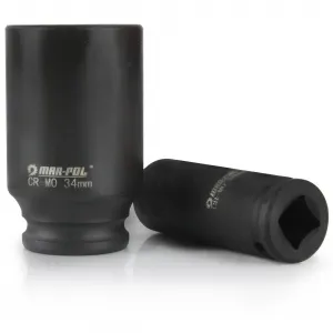 MARPOL MAR-POL® sada rázových hlavíc 1/2" (20 ks) 10–38 mm, 78 mm