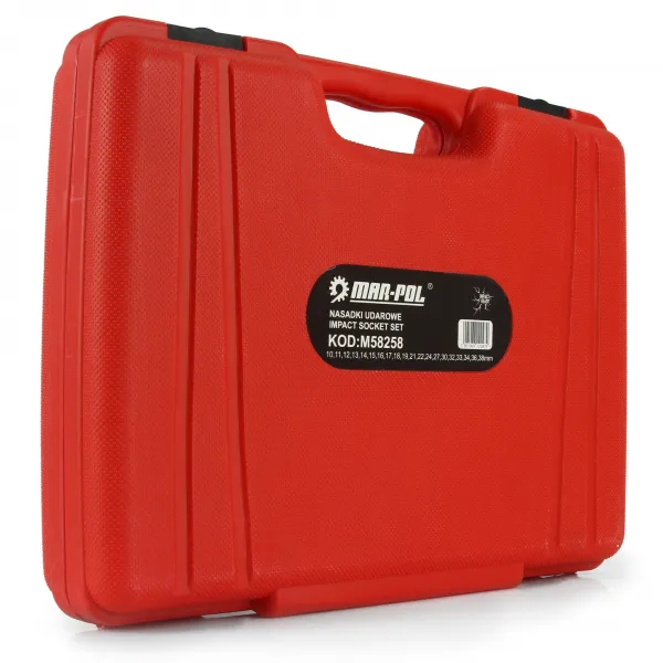 MARPOL MAR-POL® sada rázových hlavíc 1/2" (20 ks) 10–38 mm, 78 mm
