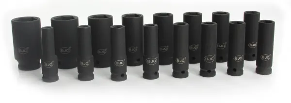 Nástrčné kľúče hlavice 1/2 " sada 16 dielna 8-32mm BJC