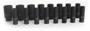 Nástrčné kľúče hlavice 1/2 " sada 16 dielna 8-32mm BJC