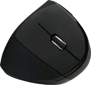 Myš C-TECH VEM-09, vertikální, bezdrátová, 6 tlačítek, černá, USB nano receiver