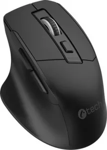 Myš C-TECH Ergo WLM-05, bezdrátová, 1600DPI, 6 tlačítek, USB nano receiver, černá