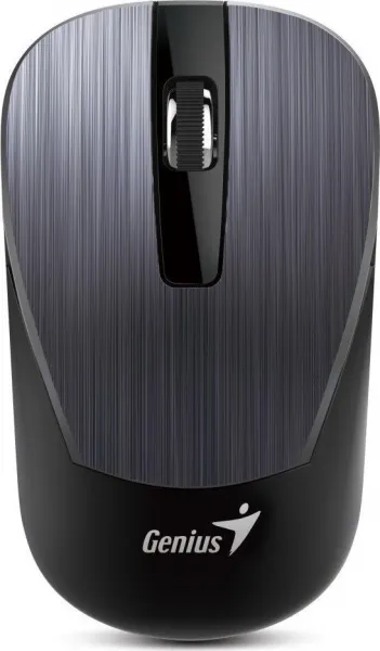 Myš GENIUS NX-7015/ 1600 dpi/ senzor Blue-Eye/ bezdrôtová/ kovovo sivá
