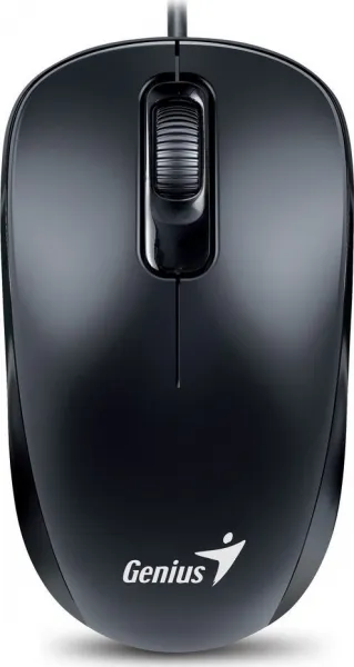 Myš GENIUS DX-110, drôtová, 1000 dpi, PS/2, čierna