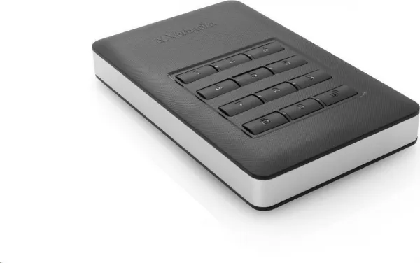 VERBATIM HDD 2.5" 2 TB vrátane.KEYPAD USB3.1 USB 3.0 GDPR