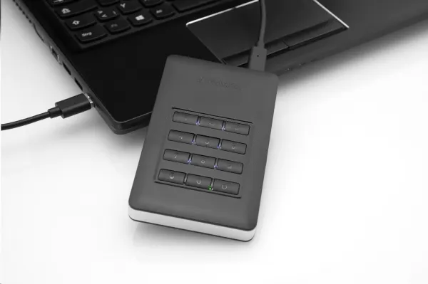 VERBATIM HDD 2.5" 2 TB vrátane.KEYPAD USB3.1 USB 3.0 GDPR