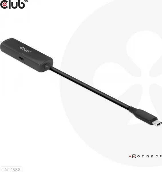 Club 3D Club3D Adaptér USB-C na HDMI 8K60Hz/4K120Hz, Active Adapter M/F, PD 3.0, HDR10+ a DSC 1.2