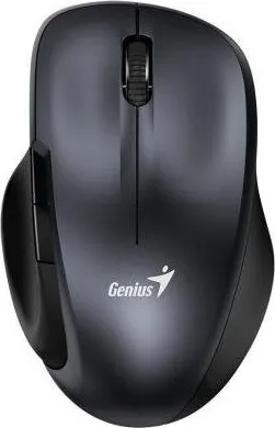 Genius Myš Ergo 8200S, 1200DPI, 2.4 [GHz], optická, 5tl., bezdrátová, kovově šedá, 1 ks AA, BlueEye senzor