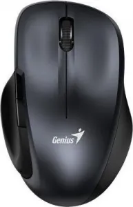 Genius Myš Ergo 8200S, 1200DPI, 2.4 [GHz], optická, 5tl., bezdrátová, kovově šedá, 1 ks AA, BlueEye senzor