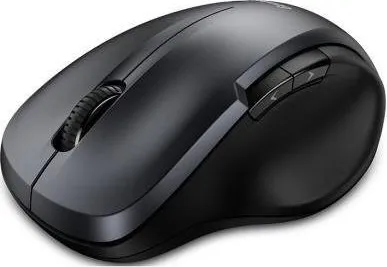 Genius Myš Ergo 8200S, 1200DPI, 2.4 [GHz], optická, 5tl., bezdrátová, kovově šedá, 1 ks AA, BlueEye senzor