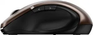 Genius Myš Ergo 8200S, 1200DPI, 2.4 [GHz], optická, 5tl., bezdrátová, čokoládová, 1 ks AA, BlueEye senzor