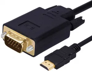 PremiumCord kabel s HDMI na VGA převodníkem, 2m