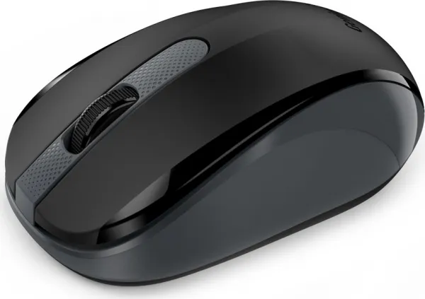 Genius Myš NX-8008S, 1200DPI, 2.4 [GHz], optická, 3tl., bezdrátová USB, černá-šedá, 1 ks AA