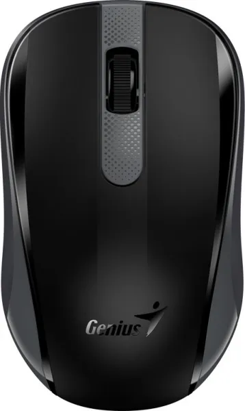 Genius Myš NX-8008S, 1200DPI, 2.4 [GHz], optická, 3tl., bezdrátová USB, černá-šedá, 1 ks AA