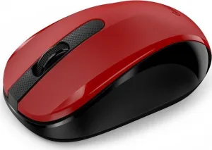 Genius Myš NX-8008S, 1200DPI, 2.4 [GHz], optická, 3tl., bezdrátová USB, červená, 1 ks AA