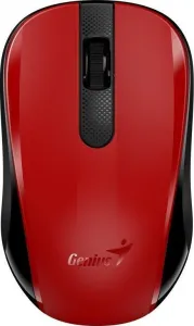 Genius Myš NX-8008S, 1200DPI, 2.4 [GHz], optická, 3tl., bezdrátová USB, červená, 1 ks AA