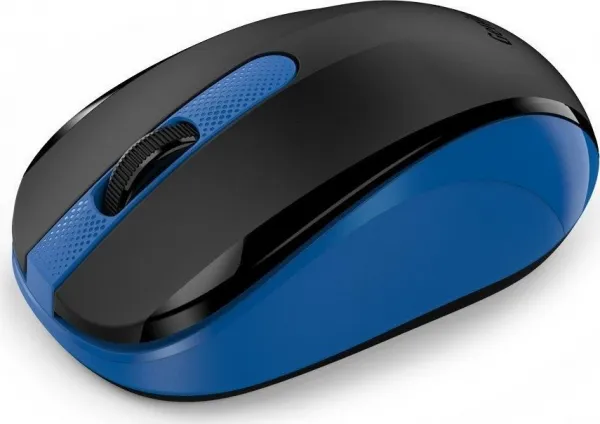 Genius Myš NX-8008S, 1200DPI, 2.4 [GHz], optická, 3tl., bezdrátová USB, modrá, 1 ks AA