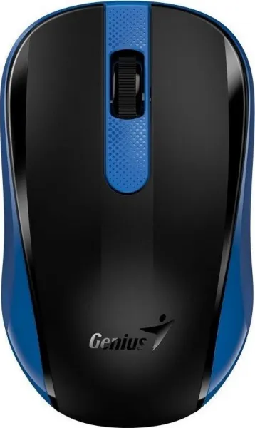 Genius Myš NX-8008S, 1200DPI, 2.4 [GHz], optická, 3tl., bezdrátová USB, modrá, 1 ks AA