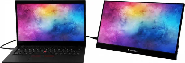Verbatim PMT-17 Portable Touchscreen Monitor 17.3" Full HD 1080p Metal Housing Přenosný dotykový monitor
