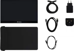 Verbatim PMT-17 Portable Touchscreen Monitor 17.3" Full HD 1080p Metal Housing Přenosný dotykový monitor