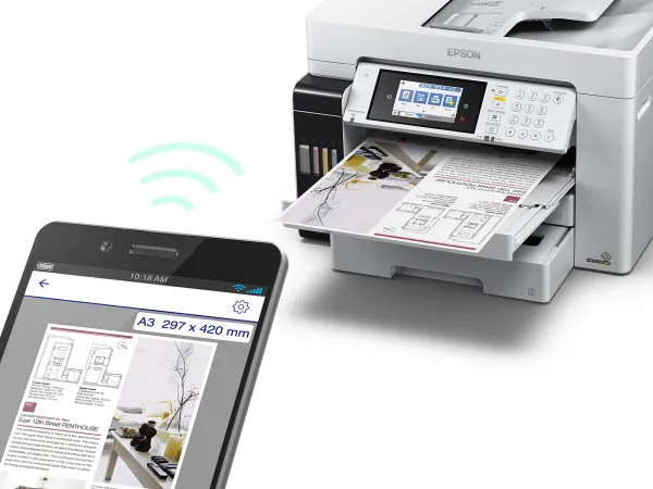 EPSON EcoTank L15180, A3+, WiFi, LAN, USB, Duplex, ADF