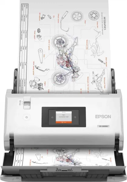 Skener EPSON WorkForce DS-30000, (A3, 600x600 dpi, USB 2.0)
