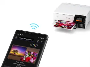 EPSON L8160 (biela), ecoTANK A4, potlač CD/DVD, sieť, DUPLEX, Wi-Fi, iPrint C11CJ20402
