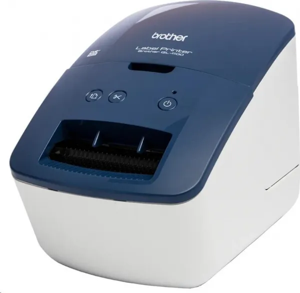 Tlačiareň štítkov BROTHER QL-600B - 62mm, 71mms, termálna, USB, SOHO tlačiareň štítkov