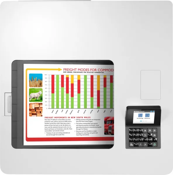 HP Inc. HP Color LaserJet Enterprise M554dn (A4, 33/33 str./min, USB 2.0, Ethernet, DUPLEX)