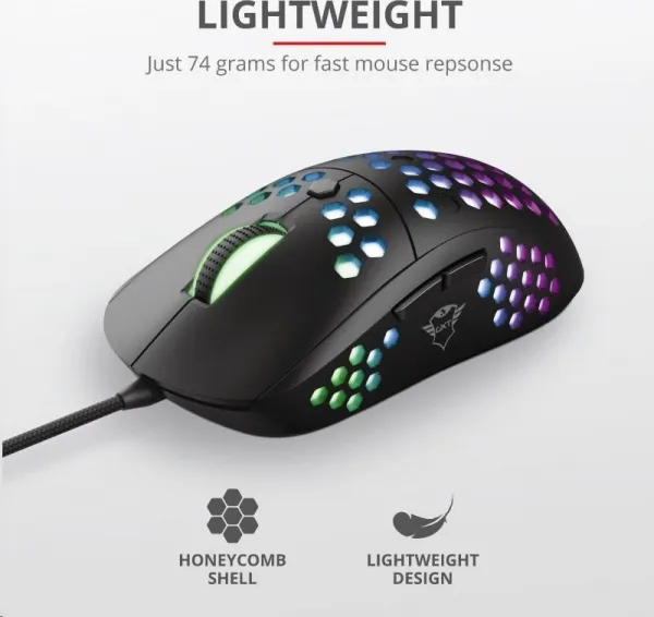 Ultraľahká herná myš TRUST GXT 960 Graphin