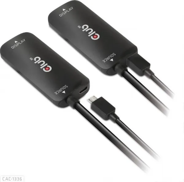 Club 3D Club3D Adaptér HDMI + Micro USB na USB-C 4K120Hz/8K30Hz, Active Adapter M/F
