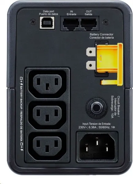 APC Back-UPS 500VA, 230V, AVR, IEC zásuvky (300W)