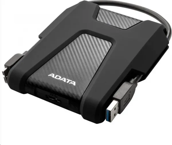 A-Data Externý pevný disk ADATA 2TB 2,5" USB 3.1 AHD680, čierna (guma, odolná voči nárazom)