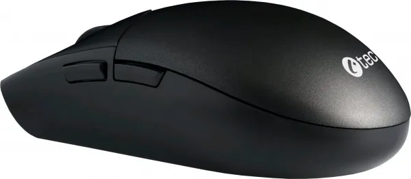 Myš C-TECH WLM-06S, černo-grafitová, bezdrátová, silent mouse, 1600DPI, 6 tlačítek, USB nano receiver