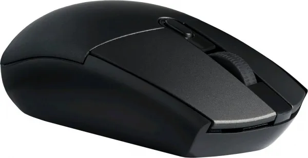 Myš C-TECH WLM-06S, černo-grafitová, bezdrátová, silent mouse, 1600DPI, 6 tlačítek, USB nano receiver