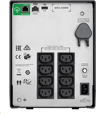 APC Smart-UPS C 1000VA LCD 230V so SmartConnect (600W)