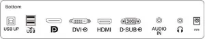Philips MT LED 15,6" 162B9T - dotykový, 1366x768, D-Sub, DVI, DP, HDMI, USB, reproduktory, nast vyska