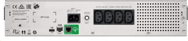 APC Smart-UPS C 1000VA LCD RM 2U 230V so SmartConnect (600W)