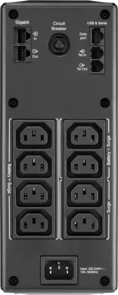 APC Back UPS Pro BR 1600VA, 8 výstupov, AVR, LCD rozhranie (960W)