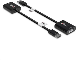 Club 3D Aktívny adaptér Club3D DisplayPort na VGA