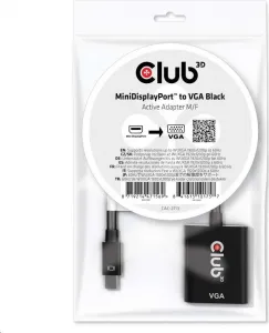 Club 3D Aktívny adaptér Club3D Mini DisplayPort na VGA