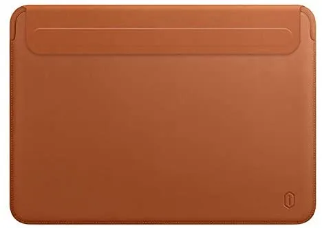 WiWU PU Leather Slim Skin Pro Sleeve for MacBook Pro 16" (2021-2024) - Brown
