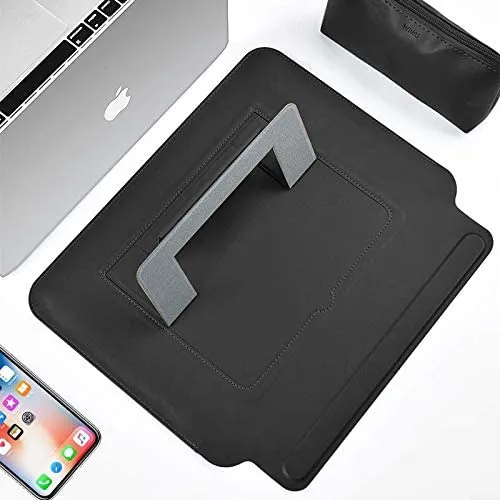 WiWU PU Leather Slim Skin Pro Sleeve for MacBook Pro 14" (2021-2025) - Black