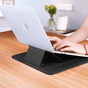 WiWU PU Leather Slim Skin Pro Sleeve for MacBook Pro 14" (2021-2025) - Black