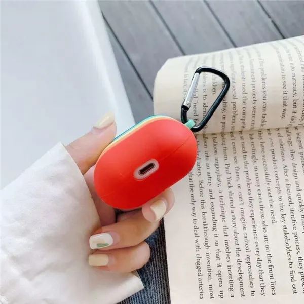 Innocent AirPods Silicone 3D Rainbow Stripe Case - AirPods Pro