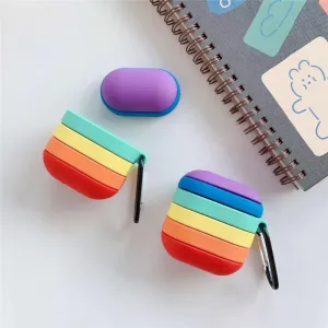 Innocent AirPods Silicone 3D Rainbow Stripe Case - AirPods Pro