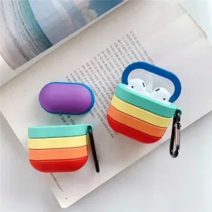 Innocent AirPods Silicone 3D Rainbow Stripe Case - AirPods Pro